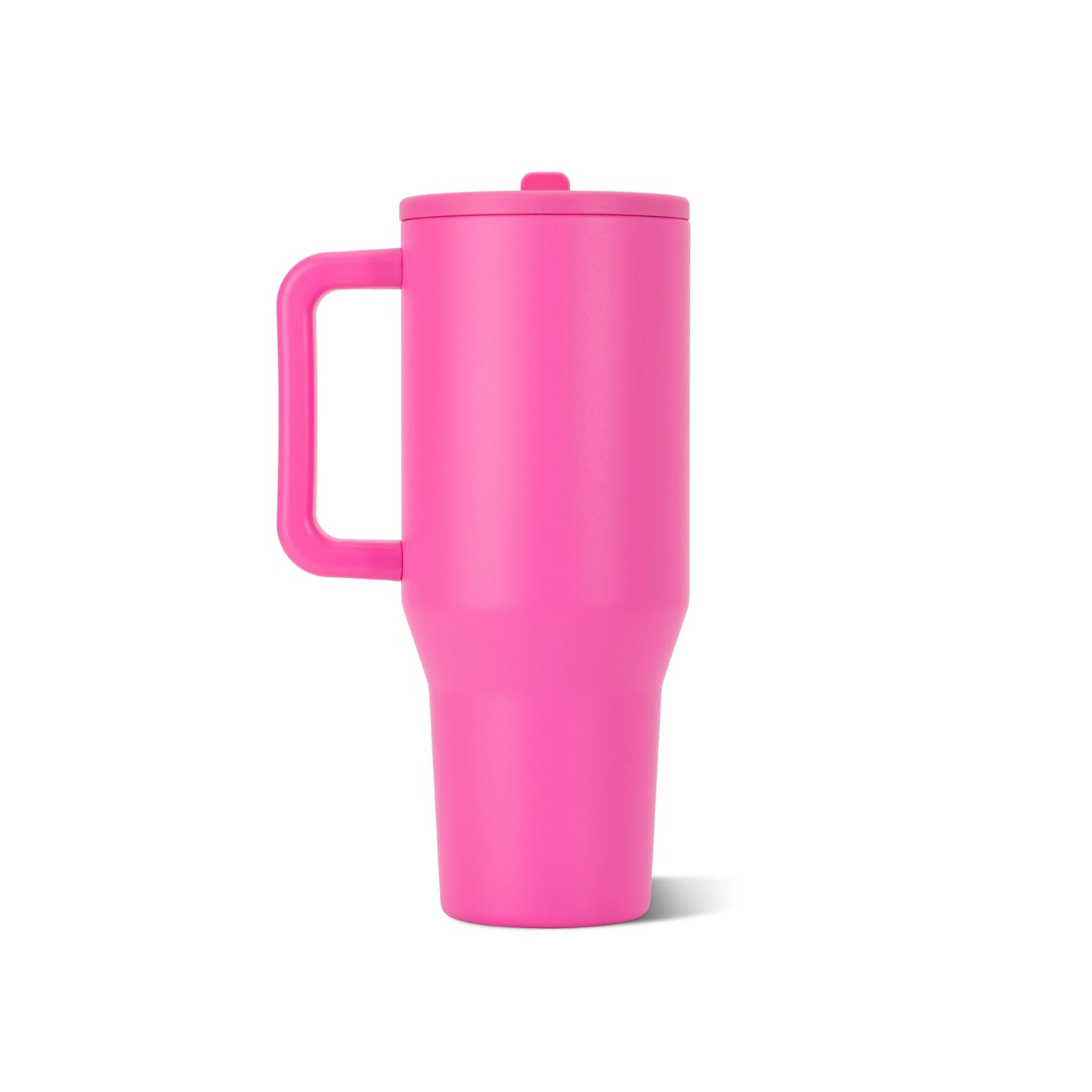 HydroJug Traveler 32oz, Insulated Tumbler with Handle & Straw, Pink Sand