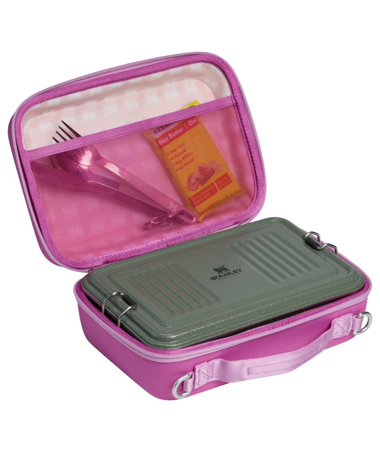 STANLEY All Day Mini Lunch Box | 4.2-quart | EVA Insulated Lunch Bag | Crush Resistant | Adjustable Strap | BPA-Free | Lilac