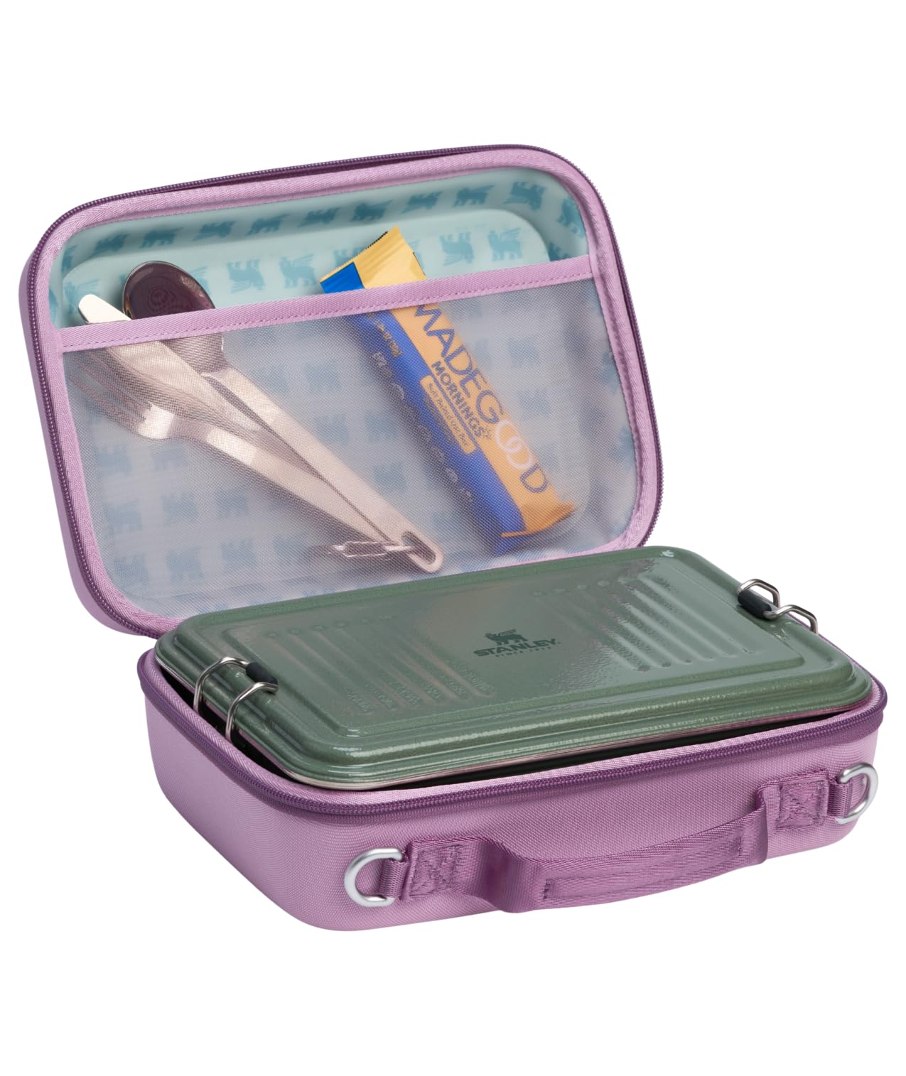 STANLEY All Day Mini Lunch Box | 4.2-quart | EVA Insulated Lunch Bag | Crush Resistant | Adjustable Strap | BPA-Free | Lilac