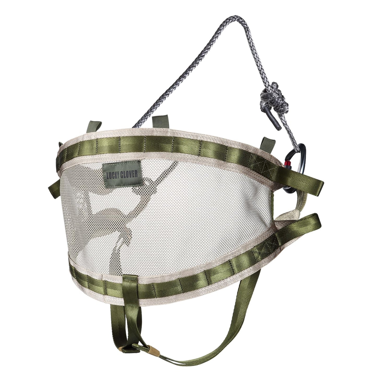 LUCKY CLOVER Tree Saddle, The Original Hunting Saddle, Lightweight Tree Saddle, Comfortable Tree Saddle Hunting System Accessories, Includes Adjustable Bridge, Essential Tree Stand Accessories